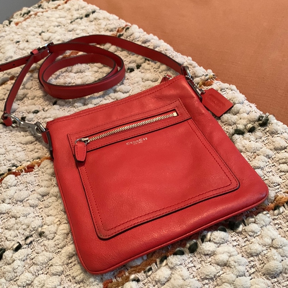 Coral Coach Crossbody